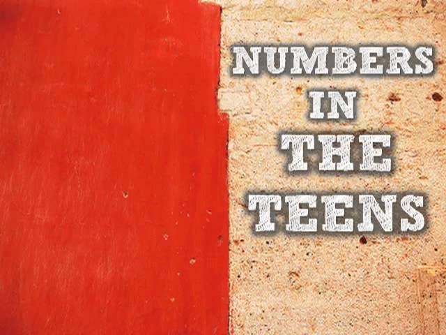 Numbers in the Teens They start with a 1!!!! song clipnabber com