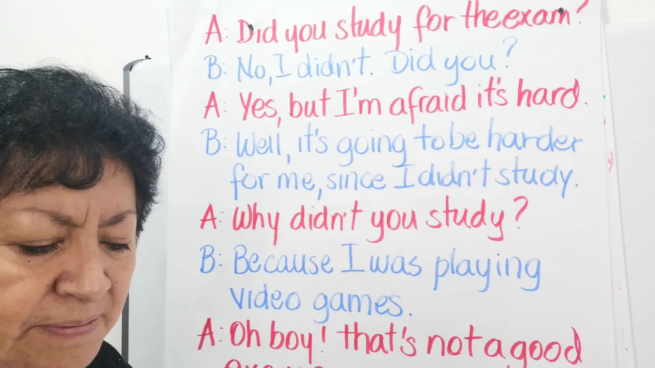 Clase 59 Conversation in past tense. yes-no & eh questions.