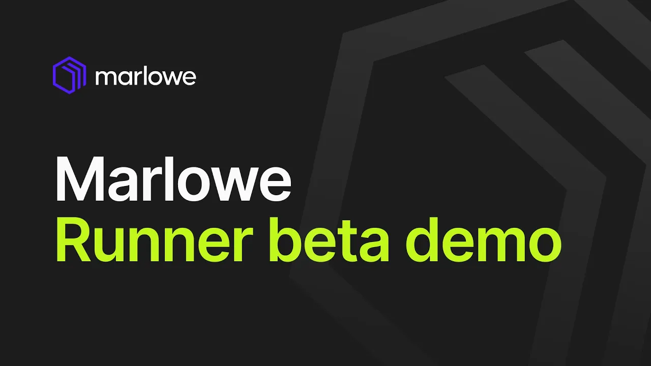 Marlowe Runner Demo