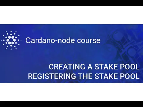 Node course | Register your stake pool