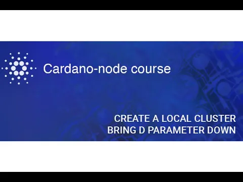 Node Course | Bring the decentralization parameter (d) down on a local cluster