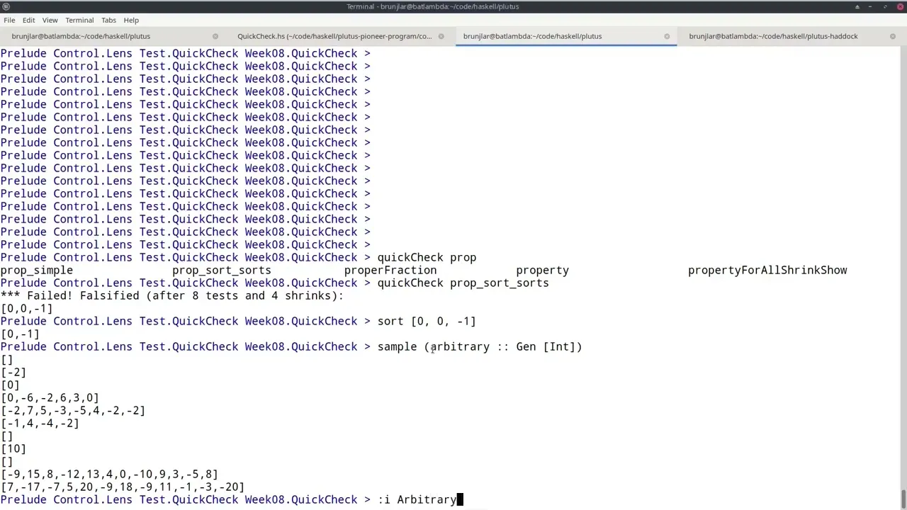 PPP 030806   Property Based Testing with QuickCheck