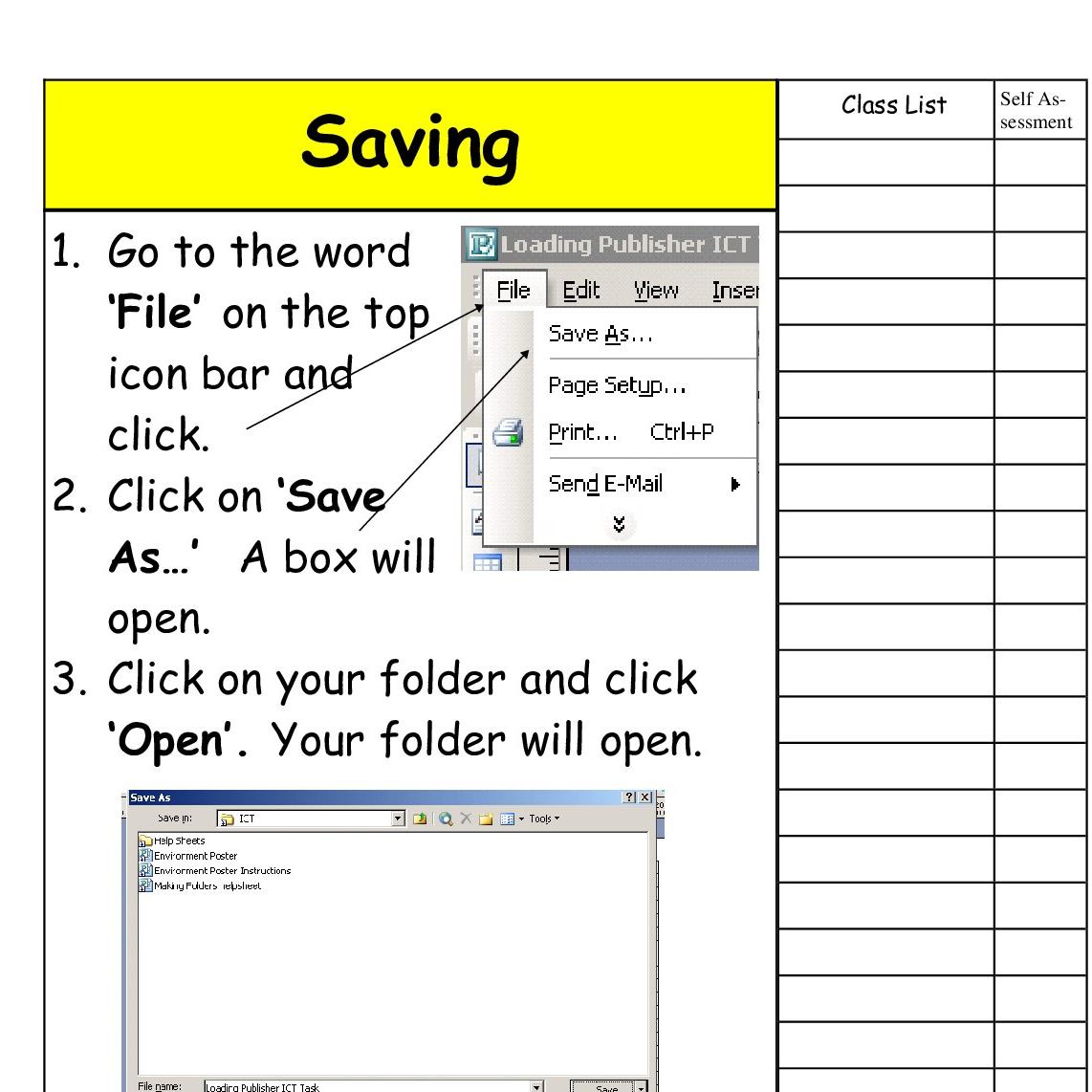 Saving ICT Task 98.pub