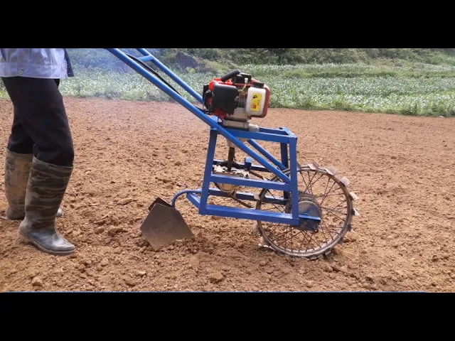 make a simple plow machine at home