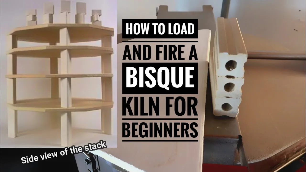 How to load and fire bisque for beginners  tips and tricks