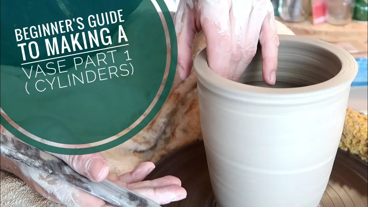 Beginners guide to throwing a Vase part 1 (cylinders)