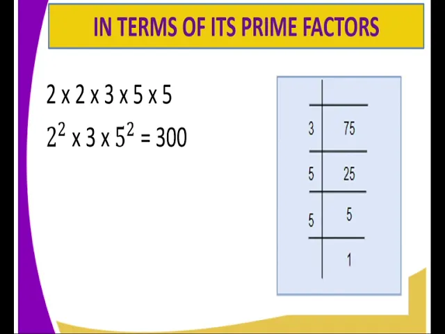 Mathematics form 1 factors lesson  4