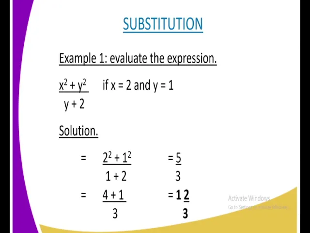 Mathematics form 1,simplification by factorisation lesson 21