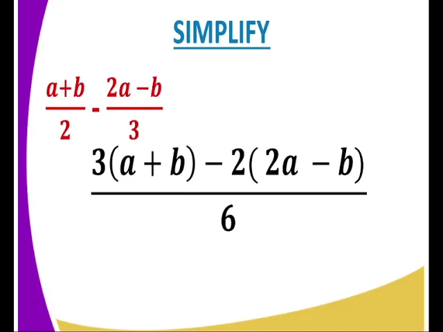 Mathematics form 1 Algebraic expression 6