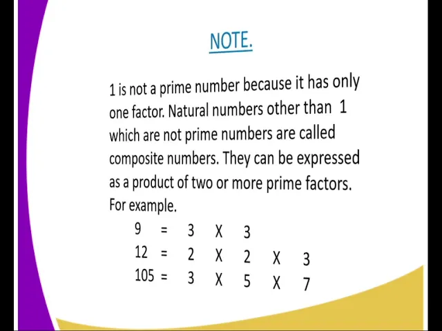 Mathematics form 1 factors lesson 17