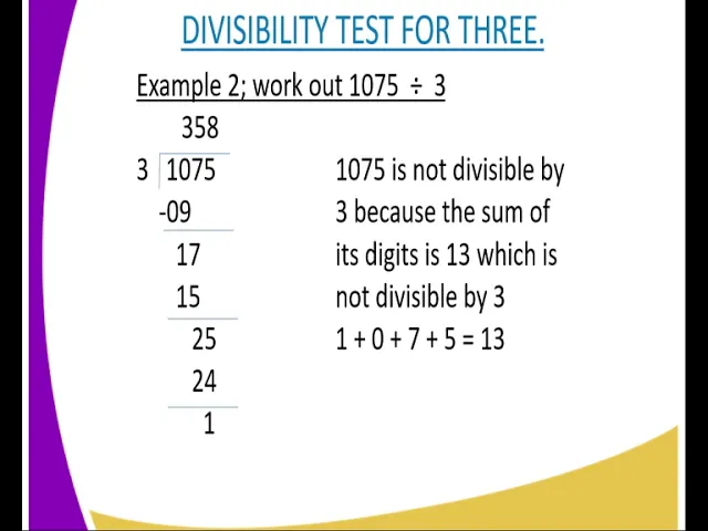 Mathe matics form 1 Divisibiluty lesson 18